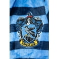 thumbnail image 4 of Harry Potter Juniors' Striped Hooded Fleece Robe Pajama Bathrobe - Gryffindor Hufflepuff Ravenclaw Slytherin, 4 of 6