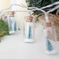 thumbnail image 3 of Luces de cadena de botella de tarro de vidrio de árbol de Navidad con 10 LED con pilas para decoración del hogar de fiesta de boda, 3 of 8