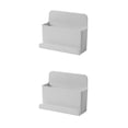 thumbnail image 4 of Naiovety Montado en la pared TV Aire acondicionado Control remoto Soporte Percha Peine Teléfono Caja de almacenamiento Rack S L 2piezas Naiovety CBP154477, 4 of 6