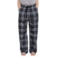thumbnail image 1 of Pantalones de Pijama para Niños PATPAT a Cuadros Gris y Negro Talla 9-10 años, 1 of 7