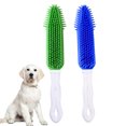 thumbnail image 2 of Silicone Dog Brush for Shedding and Grooming with Assorted Colors 2pcs Practical and Safe, 2 of 8