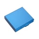 thumbnail image 1 of GOOHOCHY Estuche portátil de aluminio con tapa para cigarrillos, capacidad de 20 cigarrillos (azul), 1 of 8