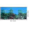 thumbnail image 2 of 3D Aquarium Background Sticker Decorative Wallpaper Pictures Fish Tank Backdrop, 2 of 6