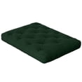 thumbnail image 3 of Loosh Home  6" Canvas Futon Mattress Forest Green Queen, 3 of 5