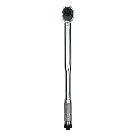 

YARNOW 1/2 inch 10-150ft-lb Torque Adjustable Multifunctional Wrench for Car Motor Repair (Silver)