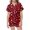 3-Red, variant on Shadoumai Satin Halloween Pajamas for Pants Button Down Pjs Graphic Print Button Down Short Sleeve & Short Pants Outfit Fashion Homewear Set Colouring Pajama Sets 2 Piece Satin Pajama Sets