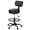 All Black, variant on Amadwell Drafting Chair with Back Support, Adjustable Footrest Rolling Stool, Tall Office Desk Chair with Thick Cushion