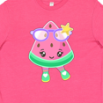 thumbnail image 4 of Inktastic Cute Watermelon with Sunglasses Youth T-Shirt, 4 of 5