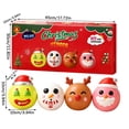 thumbnail image 3 of Christmas Ugly Balls Squishy Gift‑Ready Squeeze Fidget Toy, Slow‑Rebound Stress Relief Play Toy, Portable Sensory Decompression Toy for Teens Adults, Collection Item & Holiday Giveaway(4PCS), 3 of 6