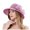 Purple-LYdEI, variant on RFQWOVSR Women's Wide Brim Bucket Sun Hat with Butterfly Graphic Breathable Summer Beach Cap
