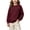 Wine, variant on BLVB Boys Girls Knit Sweater Long Sleeve Crewneck Solid Color Soft Loose Pullover for Teen Kids Cozy Casual Fall Winter Jumper Top(Watermelon Red,15-16 Years)