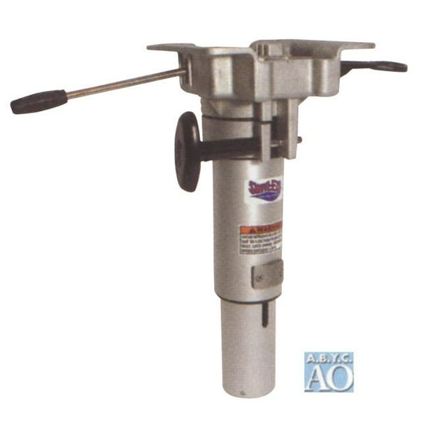 Attwood Lakesport 23/8" Hydraulic Power Pedestal with Seat Mount
