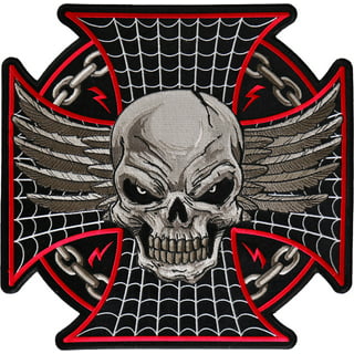 Biker Eagle Patch, Large Back Patches for Jackets 