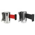 thumbnail image 6 of Stainless Stanchion Queue Barrier Wall Mount Crowd Control Retractable Shop Red-3M, 6 of 8