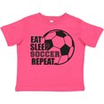 thumbnail image 3 of Inktastic Eat Sleep Soccer Repeat Boys or Girls Toddler T-Shirt, 3 of 5