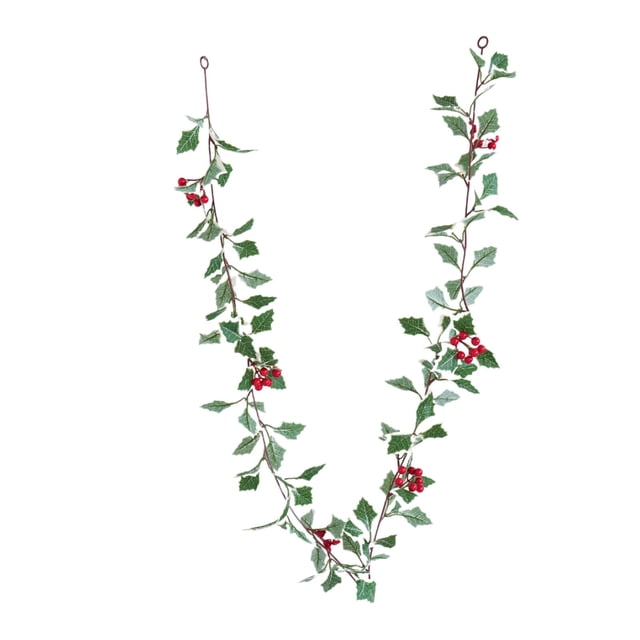 Christmas Decorations Indoor Christmas Simulation Red Fruit Rattan Home Decoration Artificial Fake Leaf Wall Hanging Flowers Rattan Indoor Layout Wall Decorations for Living Room