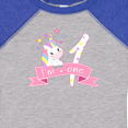 thumbnail image 4 of Inktastic I'm One Cute Unicorn 1st Birthday Boys or Girls Baby Bodysuit, 4 of 5