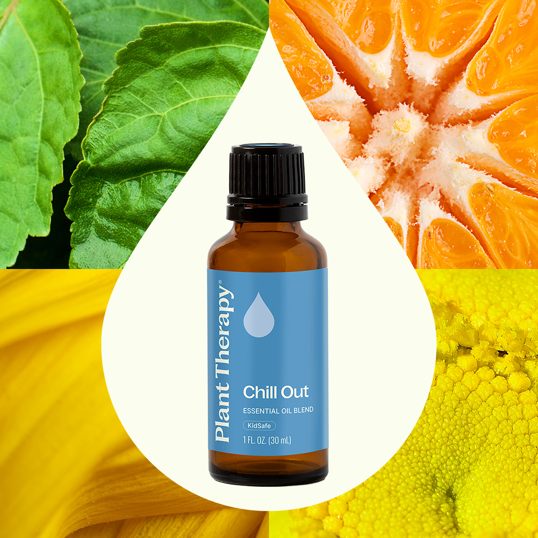 Plant Therapy Chill Out Essential Oil Blend for Stress & Calming Relief 100% Pure, Undiluted, Natural Aromatherapy 30 mL (1 oz)