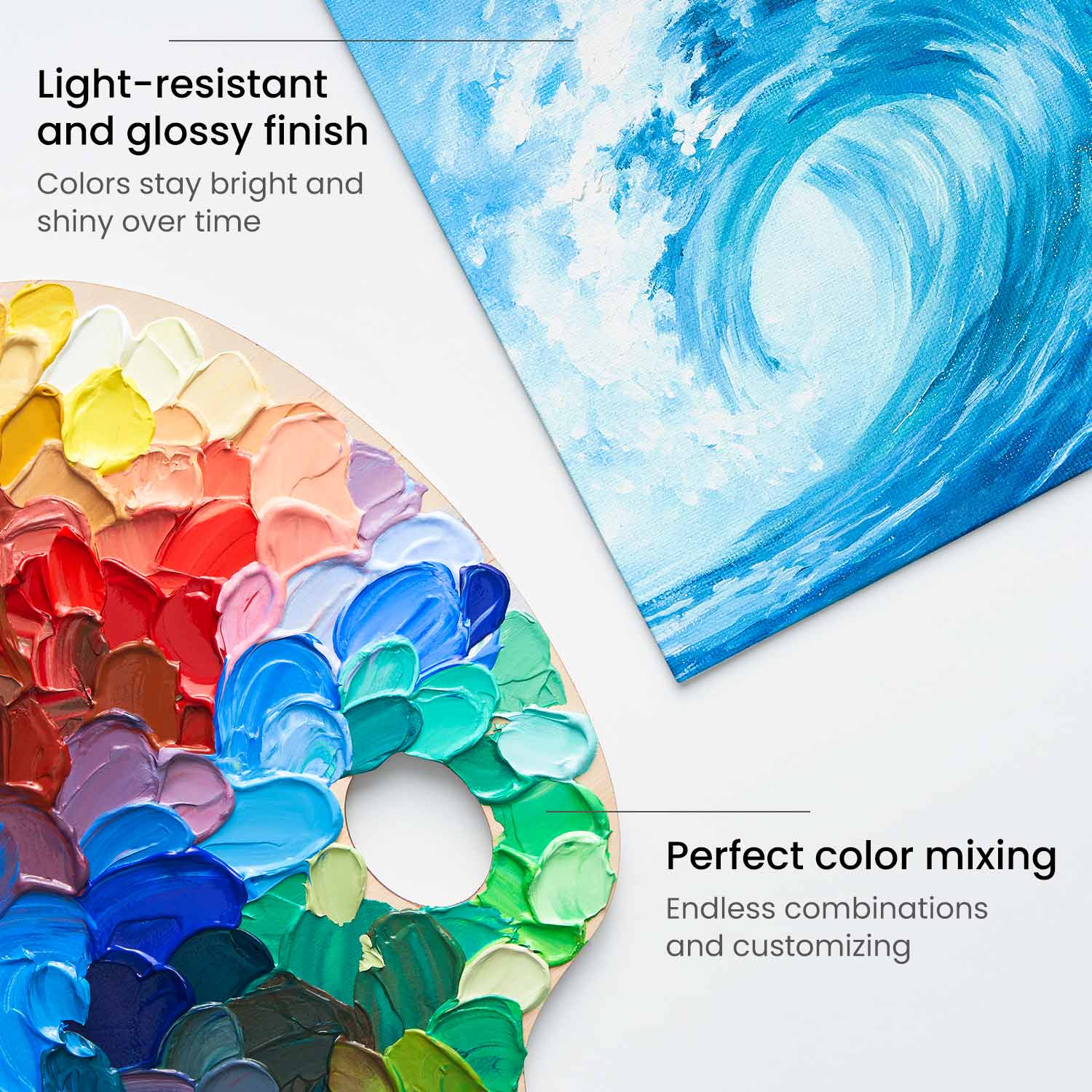 Arteza 24-Count Acrylic Artist Paint Set, 22ml Tubes photo 6
