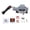 Titanium color, variant on Upgraded Offroads Winch and Cable Winch Assembly Model Toy Accessories