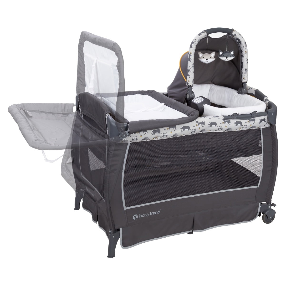 baby trend twin bassinet