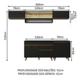 thumbnail image 3 of Madesa Gabinete de Cocina Integral Completa 260 cm Reims Negro11, 3 of 8