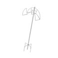 thumbnail image 4 of LOVIVER Support de Tuyau de Jardin Autoportant en Acier Inoxydable pour Pelouse Extérieur Ferme, 4 of 8