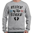 thumbnail image 2 of Keeper of the Gender Sweatshirt Unisex Medium Grey, 2 of 5