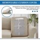 thumbnail image 3 of Couch Covers Sofa Covers Washable, Stretch Sofa Slipcovers for 3 Cushion Couch with Seperate Backrest and Cushion Covers, Anti Slip Furniture Protector for Dogs Pets- khaki, 3 of 5
