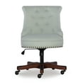thumbnail image 2 of Linon Sinclair Manager's Chair with Adjustable Height & Swivel, 275 lb. Capacity, Mint Green, 2 of 7
