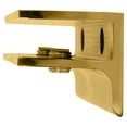 thumbnail image 5 of CRL EH130 Brass Rectangular Interior Shower Shelf Clamp with Support Leg, 5 of 6