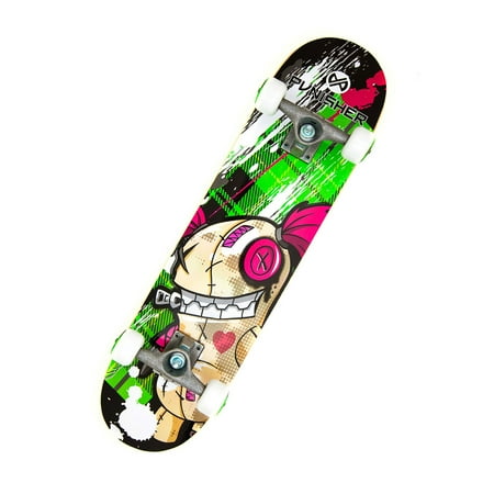 Punisher Skateboards Jinx 31.5" ABEC-7 Complete Skateboard