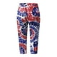 thumbnail image 4 of Gibobby Leggings Mujer Leggings para mujer Leggings con estampado cintura alta para mujer Medias atléticas Pantalones cortos entrenamiento yoga（Azul marino， XXL), 4 of 5