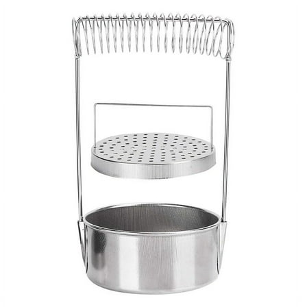 Paint Brush Washer,Stainless Steel Brush Washer for Painting, Paint Brush Cup,with Wash Tank Filter Screen Holder Spring