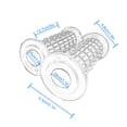 thumbnail image 3 of Empuñadura de goma universal para motocicleta, manillar de motocicleta de 25 a 28 mm, 3 of 8