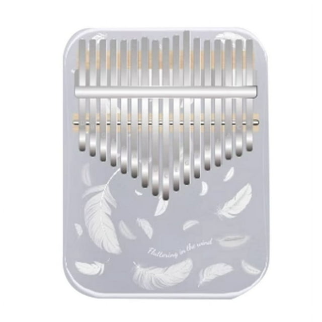 Kalimba 17 Key Professional Thumb Piano Acrylic Kalimba Thumb Piano Keyboard Musical Instrument White