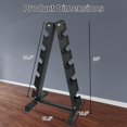 thumbnail image 4 of EDTara Heavy Duty A-Frame Dumbbell Rack, 480LB Capacity, Steel Weight Rack Stand for Home Fitness Equipment, 4 of 6