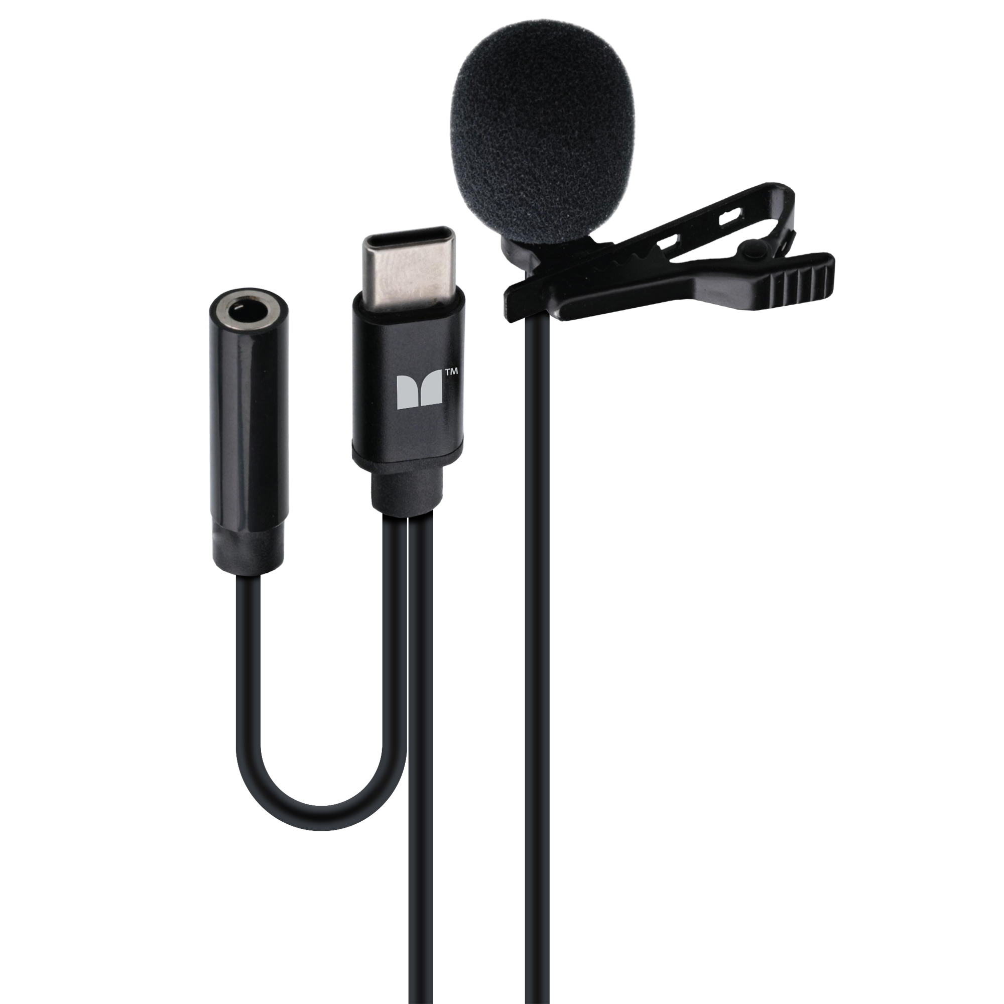 Monster Lavalier Clip-on Microphone, Mic For Type-C USB Ports, Universal Device Support - image 5 of 5