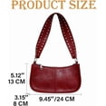 thumbnail image 5 of Trendy  Bags for Women Y2K Leather Purse Studded Handbags Retro Crossbody Bag Small Cute Hobo Bag, 5 of 6
