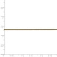 thumbnail image 4 of Real 14kt Yellow Gold 1mm Diamond Cut Spiga with SpRing Ring Clasp Chain; 30 inch; for Adults and Teens; for Women and Men, 4 of 4