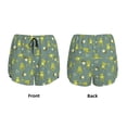 thumbnail image 5 of Lsque Cute Yoga Frogs Printed Women's Running Shorts with Liner Pockets,Elastic Quick Dry Workout Athletic Gym Yoga Shorts,Womens High Waist Shorts-Small, 5 of 9