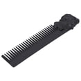 thumbnail image 4 of Portable Zinc Alloy Oil Hair Comb, Lightweight, Rounded Teeth, Carving Technology for Hair Salon Home, 4 of 7