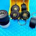 thumbnail image 1 of Car Tyre Keychain Soft Rubber Tire Keychain Creative Small Tire Pendant Car Decoration Auto Accessories Gift, 1 of 4