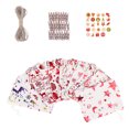 thumbnail image 1 of Christmas Candy Bag Linen Bags 24pcs Assorted Christmas Gift Wrapping Bags Clips Number Sticker design with Snowman Santa Claus Elk for Christmas Birthday Party Holiday, 1 of 9