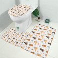 thumbnail image 2 of Dog Love Rainbow Bathroom Rugs Sets 3 Piece,Toilet Cover Set,Absorbent Non Slip Bathroom Mats Sets with U-Shaped Contour Rug Toilet Rug Set, 2 of 5