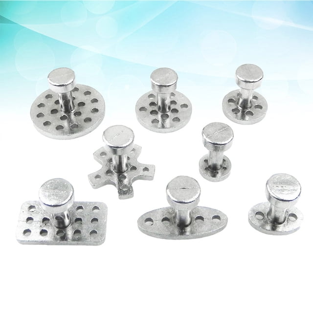 FOMIYES 8Ud De Gomas Para Reparación De Depresiones En Carro Con Duradero Plateado