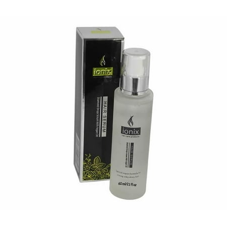 Diamond Hair Serum - Ionix Black Diamond Drops Hair Serum with Moroccan Argan Oil, 2.1oz/60ml - Anti-Frizz Protectant