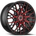 thumbnail image 2 of 17x7.5 Spec-1 SP-53 Gloss Black & Red Machined Wheel 5x4.5/5x120 (42mm), 2 of 2