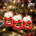thumbnail image 4 of Luoshdecor Christmas Tree Ornaments Initial,Personalized Santa Claus Style Alphabet Pendant Decorations,Suitable for Xmas Gift Giving,(B), 4 of 6