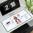 thumbnail image 3 of Happy 4th of July Patriotic Brussels Griffon Marching Band Uniform Balloons Fireworks Desk Mat Full Keyboard Mouse Pad Griff Dog Lover Large Mousepad - 13009, 3 of 5